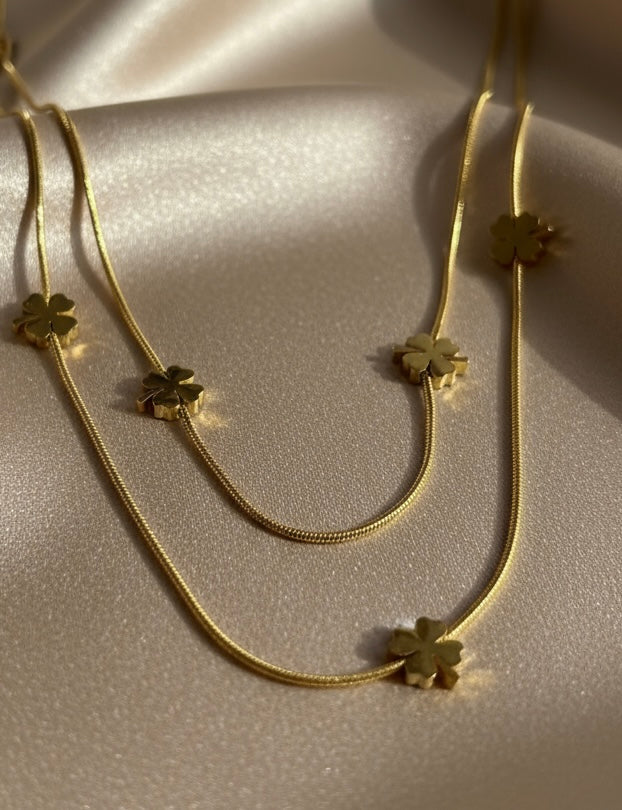 Stylish gold jewellery collection showcasing pendant, necklace, and choker with sleek shiny finish.