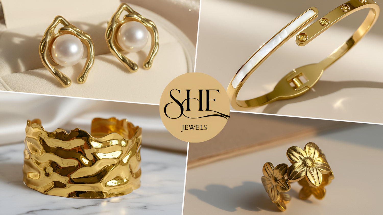 Elegant and stylish stainless steel jewelry for women with anti tarnish properties.